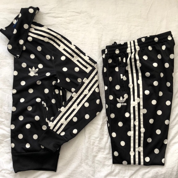 adidas polka dot suit